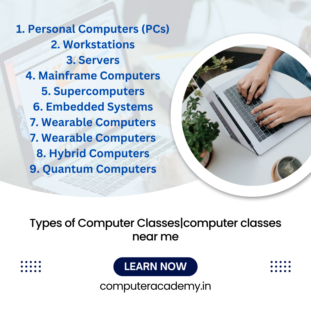 Types of Computer Classes|computer classes near me