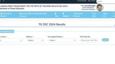 TS DSC Result 2024 Live: Telangana DSC result out, direct link to check ranks