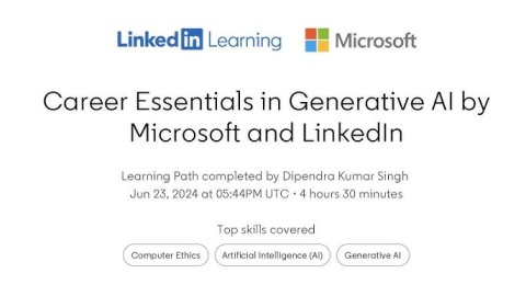 Microsoft & LinkedIn: Career Essentials in Generative AI