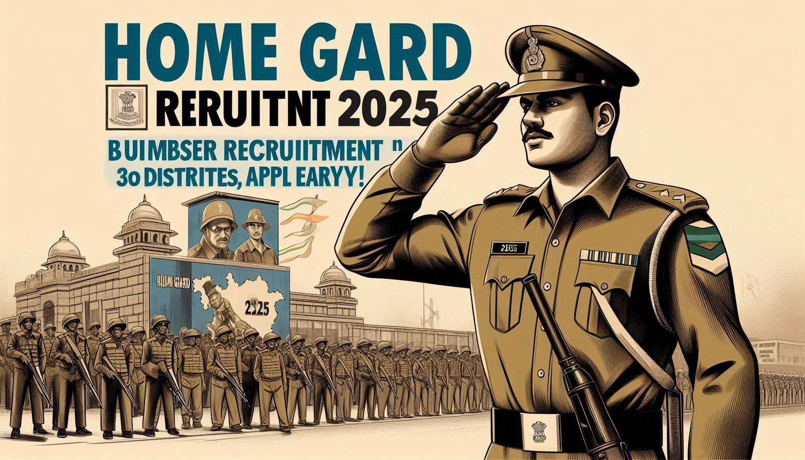 Home Guard Bharti 2025: 30 जिलों में बंपर भर्ती, जल्दी अप्लाई करें!