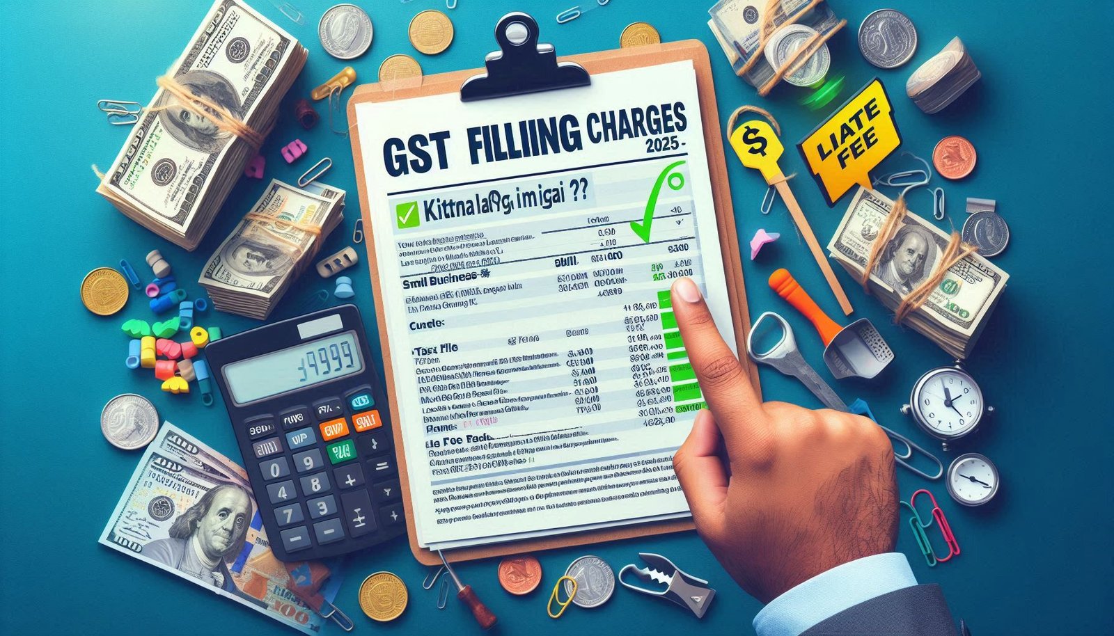 GST Filing Charges in India (2025 Updated Rates)