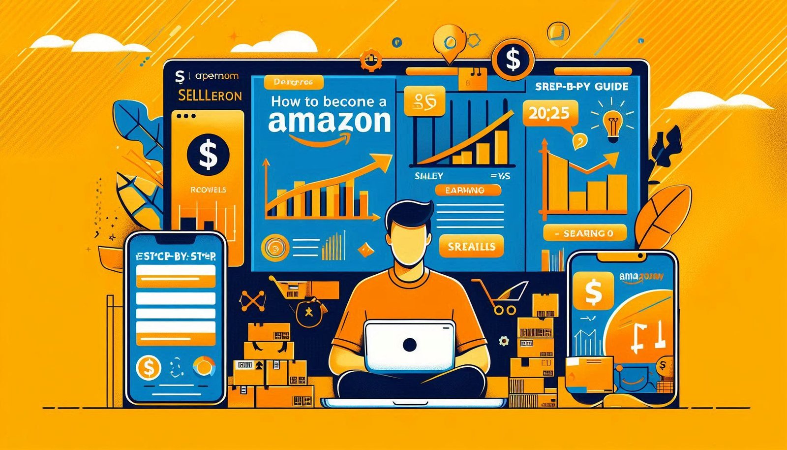 Amazon पर Seller कैसे बनें? 2025 का स्टेप-बाय-स्टेप गाइड!